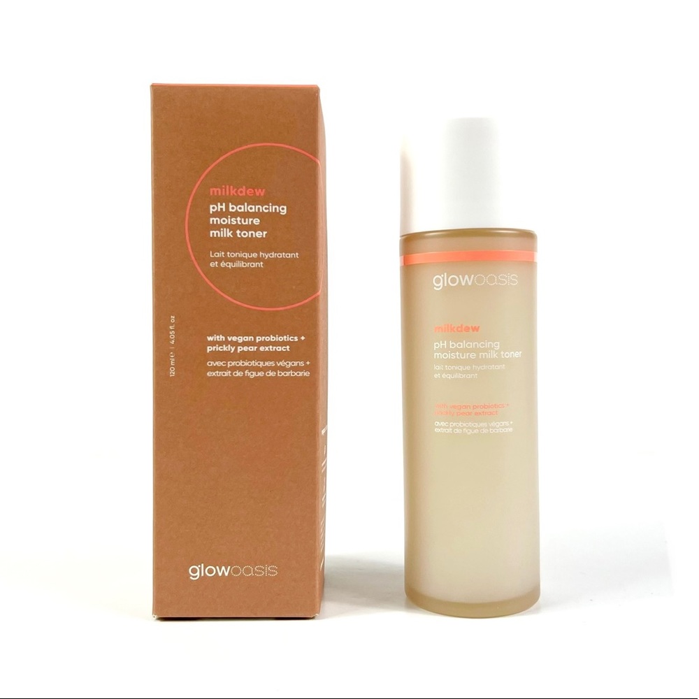 NEW Glowoasis Vegan Probiotic Milk Toner